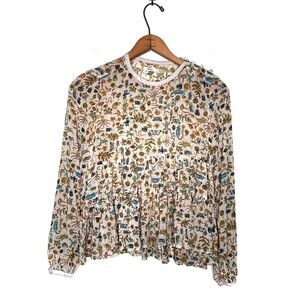 Kimchi Blue | Animals, Mushrooms and Plant Babydoll Top Size XS